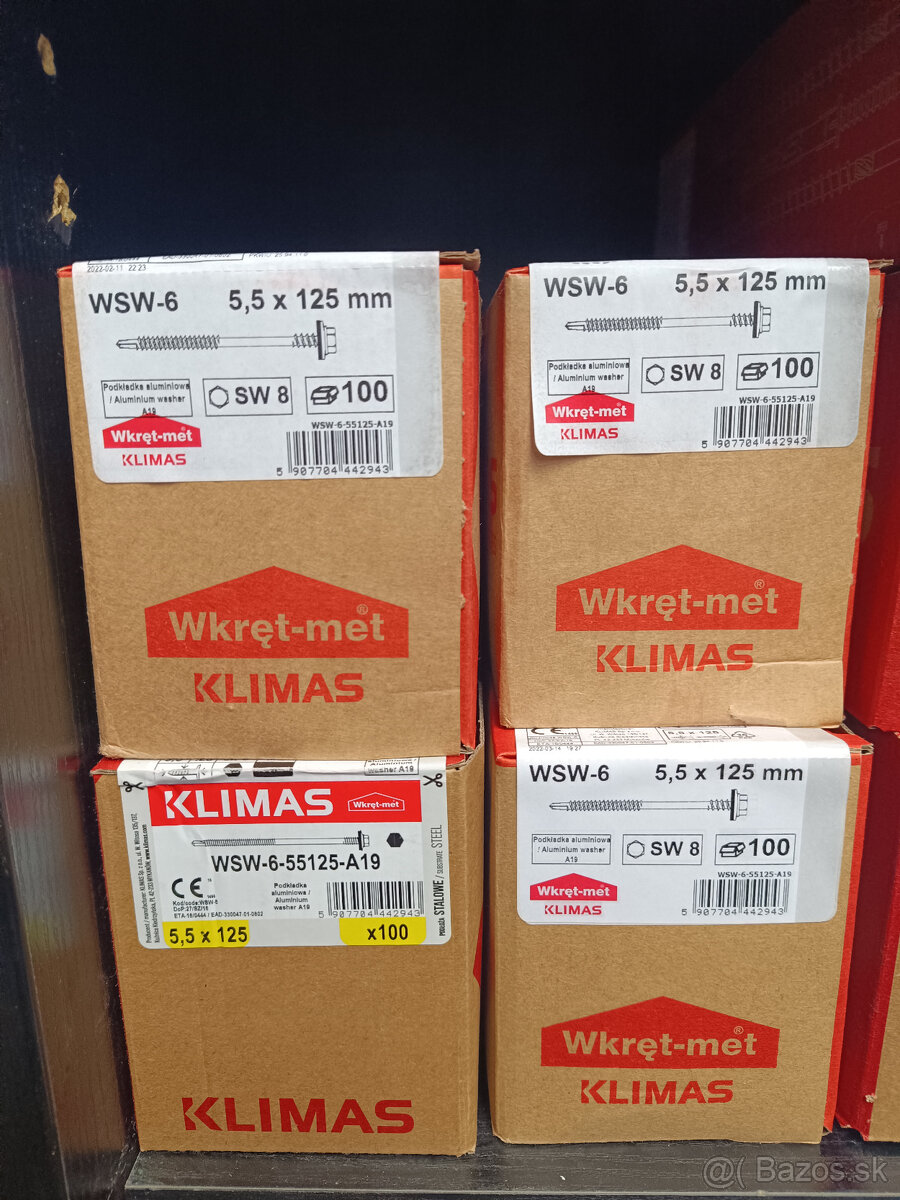 Spojovací materiál pre sendvičové panely a klampiarske prvky - 2