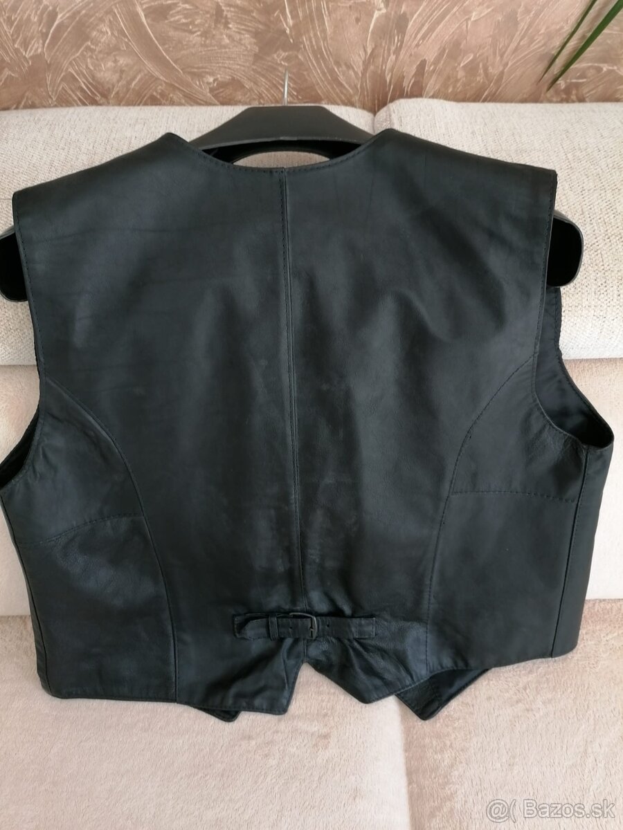 Pánska kožená vesta - 2