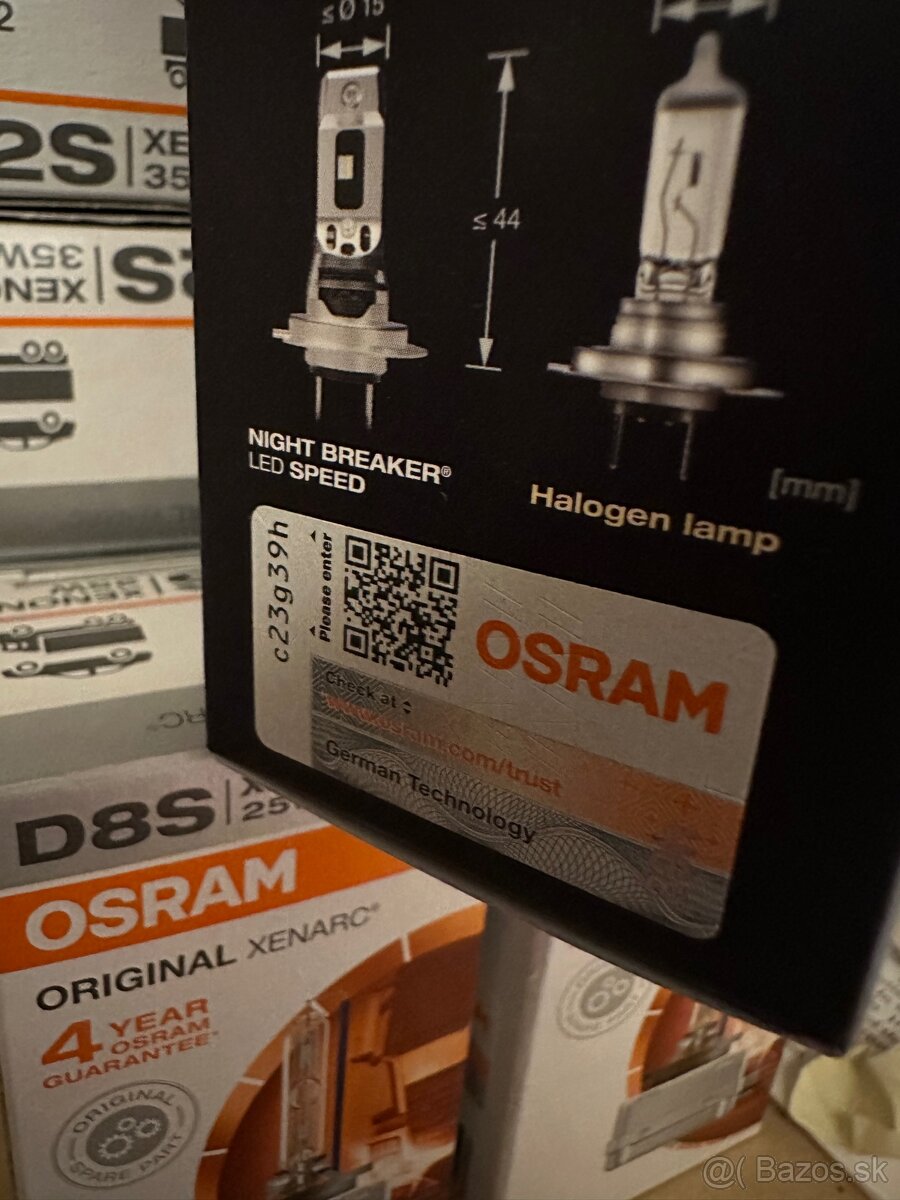 Nove so zarukou Osram LED, Osram vybojky, halogen - 2