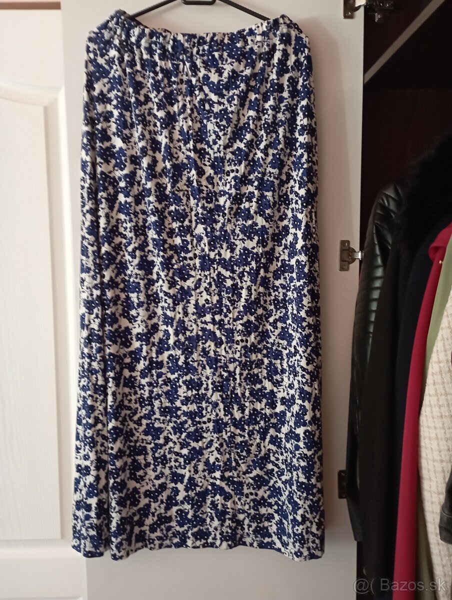 Maxisukňa Esmara biela / modrá - 2