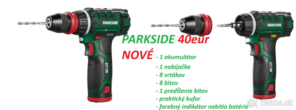 Aku vŕtací skrutkovač Parkside, Osobná váha Silvercrest - 2