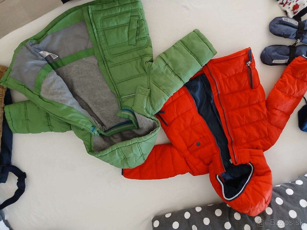 Balík zimného oblečenia chlapec veľkosť 92 - 12 kusov - 2