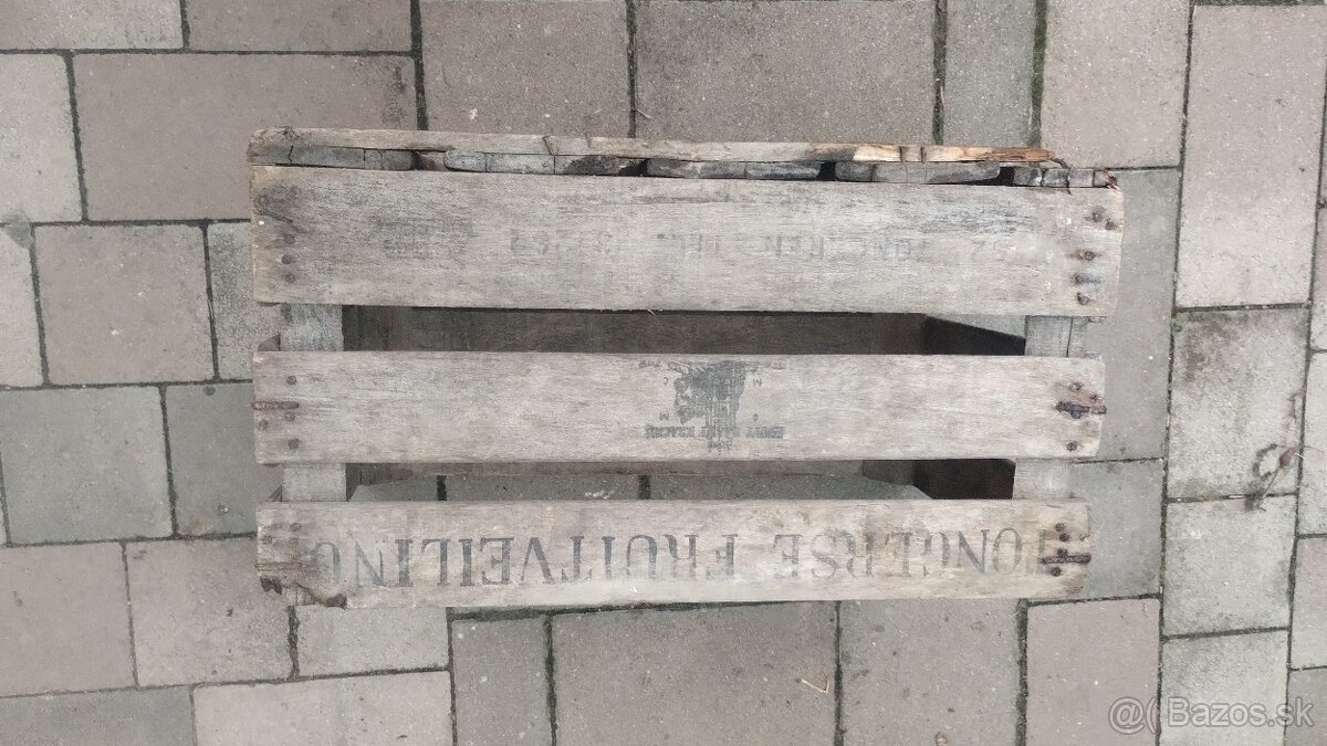 Staré drevené prepravky - 2