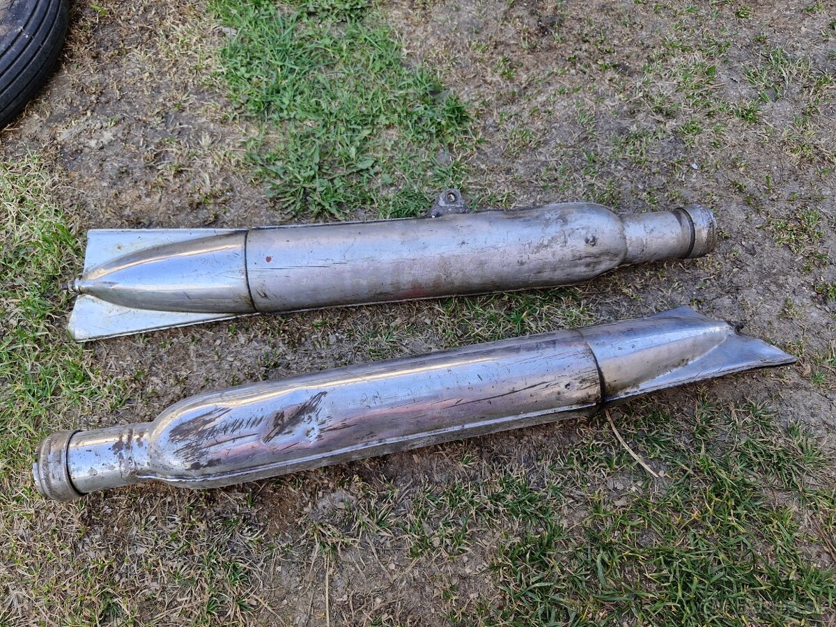 Výfuky na jawa perák - 2