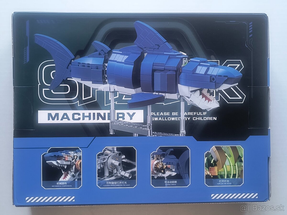 stavebnica ŽRALOK - mechanická hračka - 2