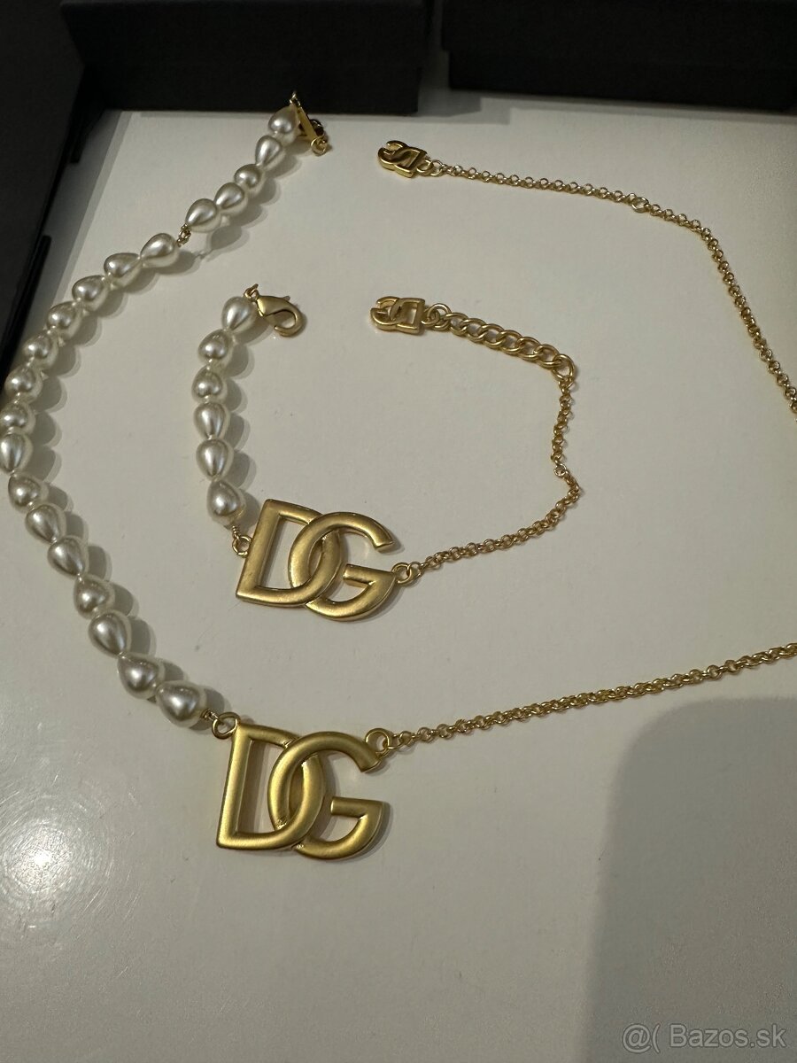 Nová sada náhrdelníka a náramku D&G - 2