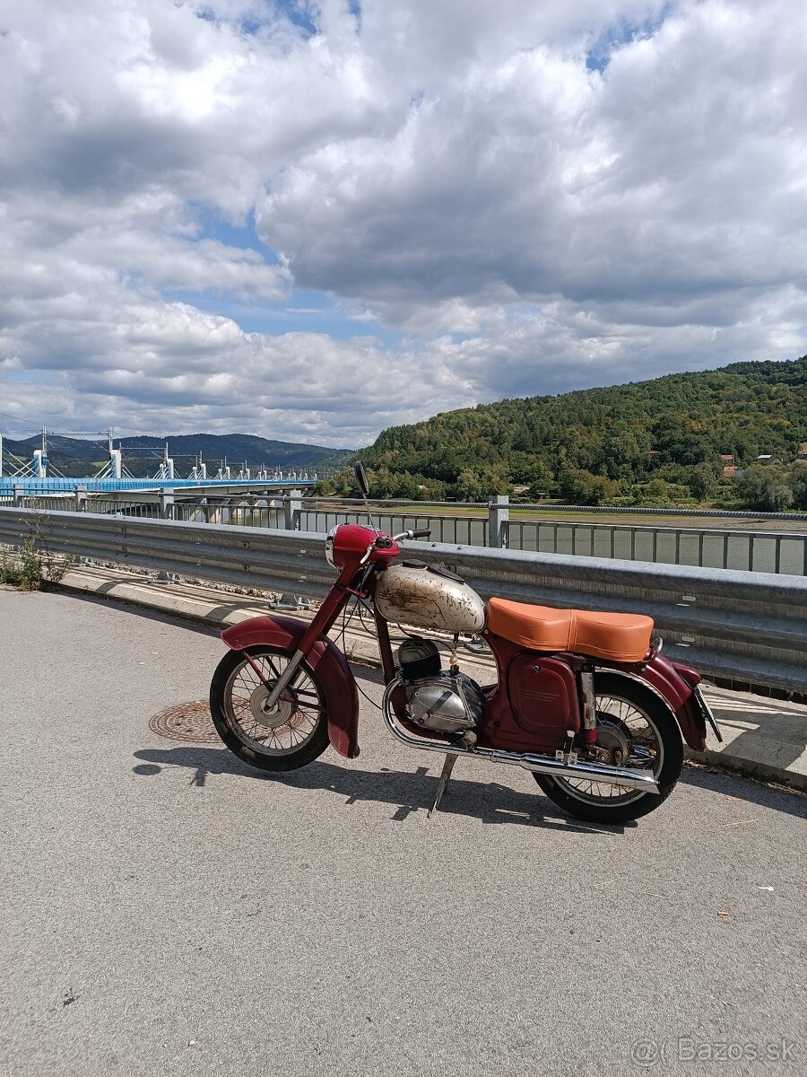 Jawa ČZ 125/351 r.v 1954 s TP vymením - 2