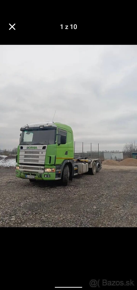 Scania V8 hakový nosič kontajnerov - 2