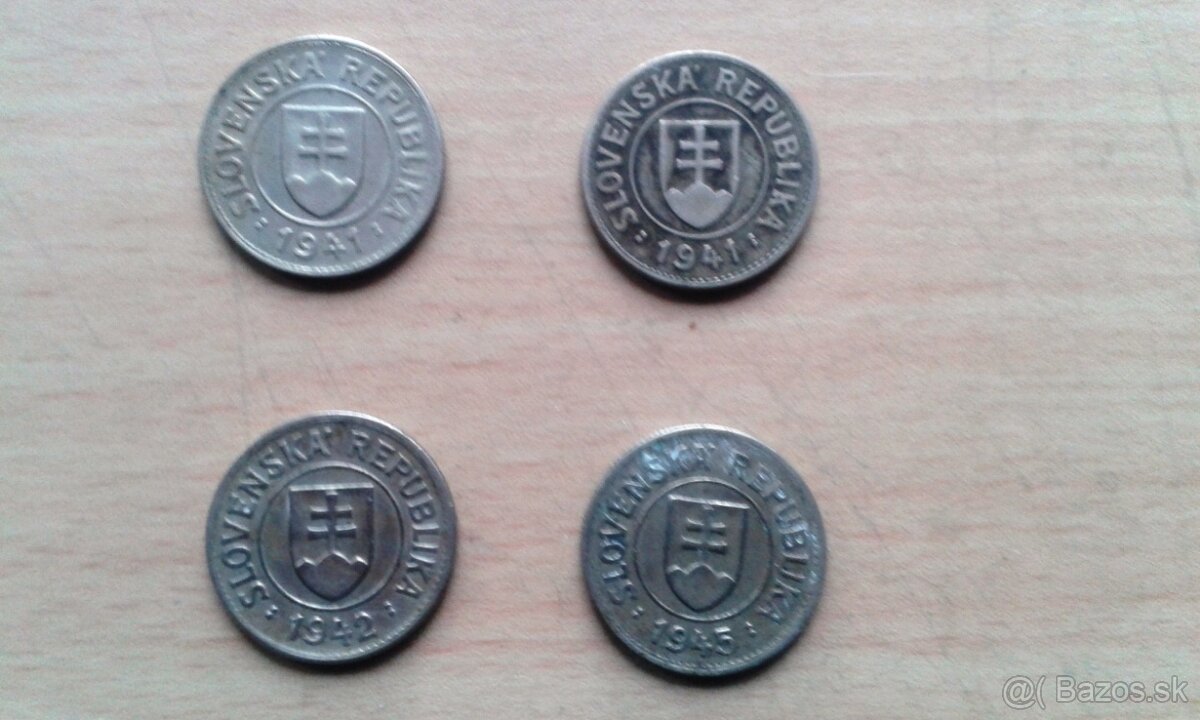 Mince Slovenský štát 1941-45 - 2