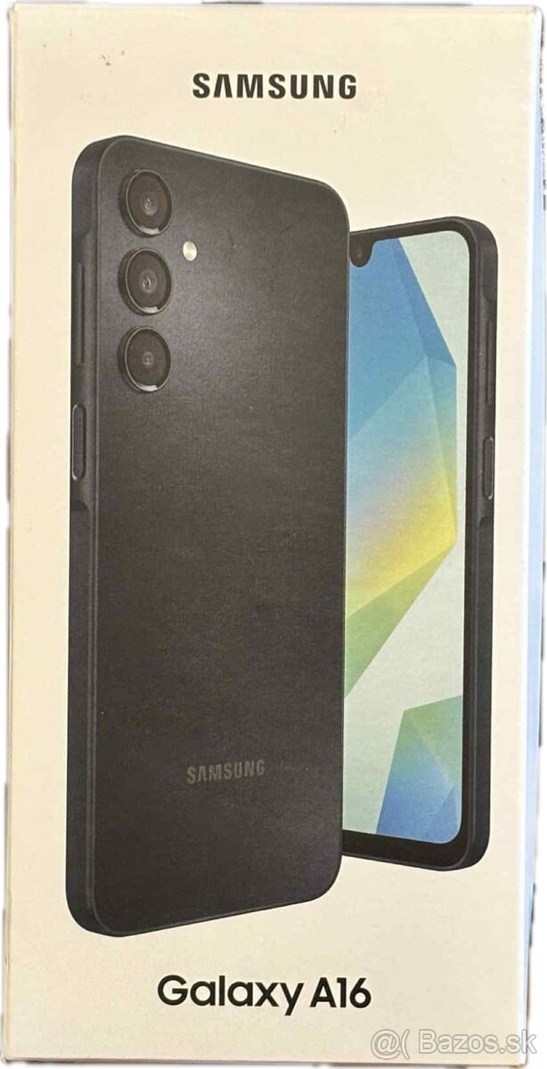 Samsung galaxy A16 čiernej farby zaruka do 2027 september - 2