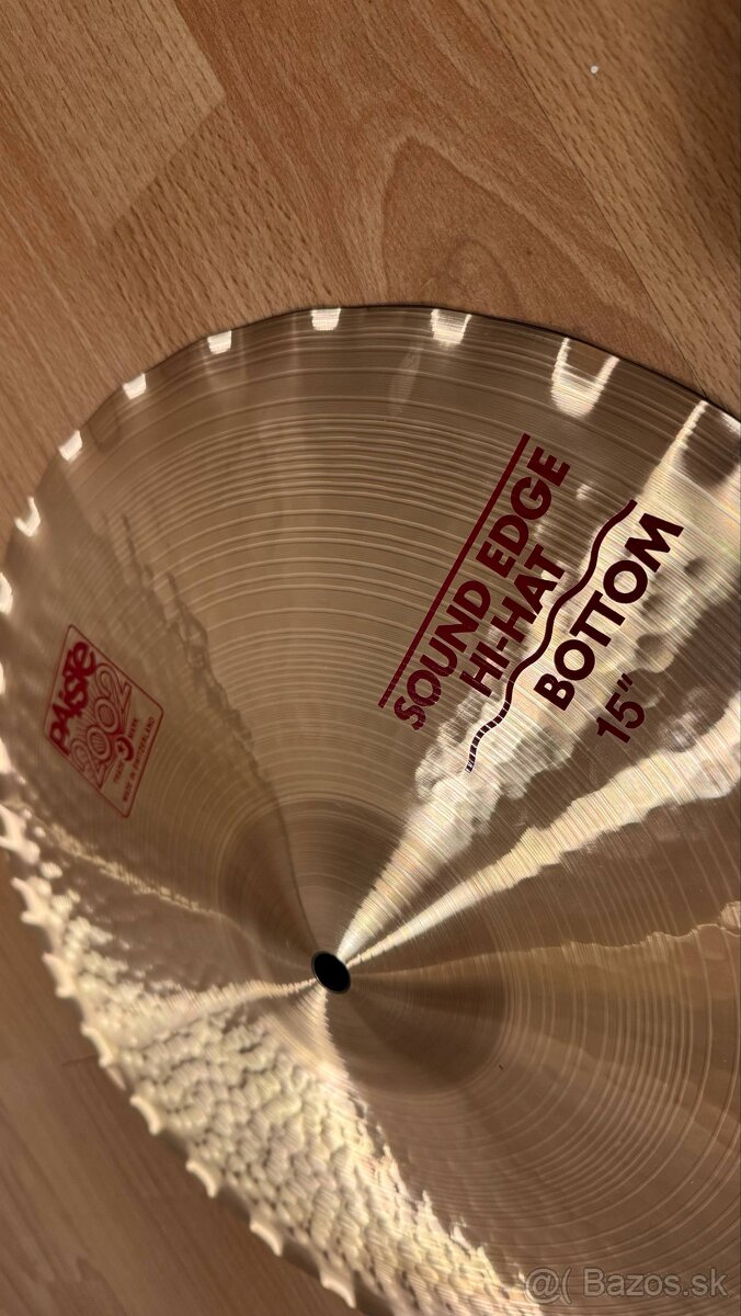 Predám hihat Paiste 2002 15" edge - 2