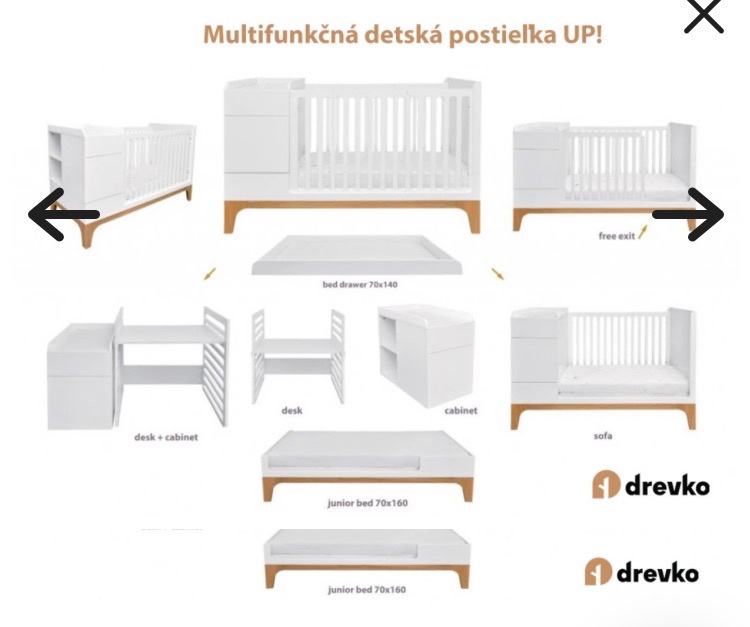 Multifunkčná postelka - 2