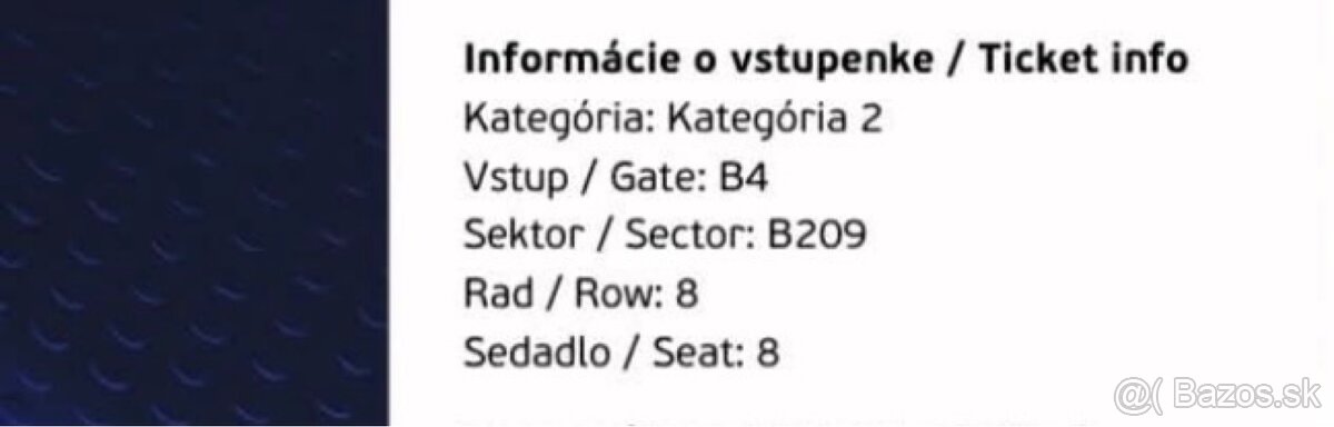 SLOVENSKO-Rumunsko 2 lístky vedľa seba - 2