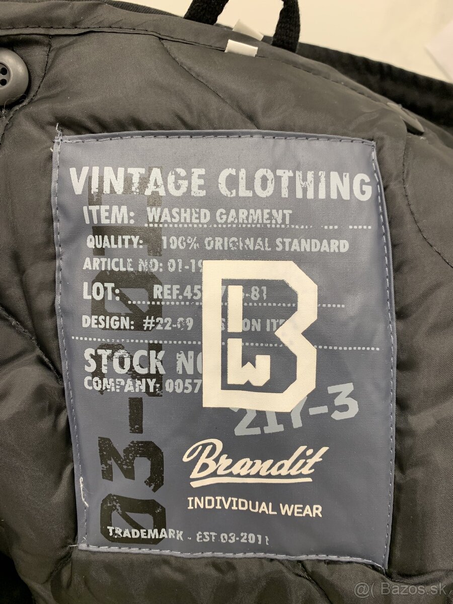 Predám bundu Brandit M65 Standard XL - 2