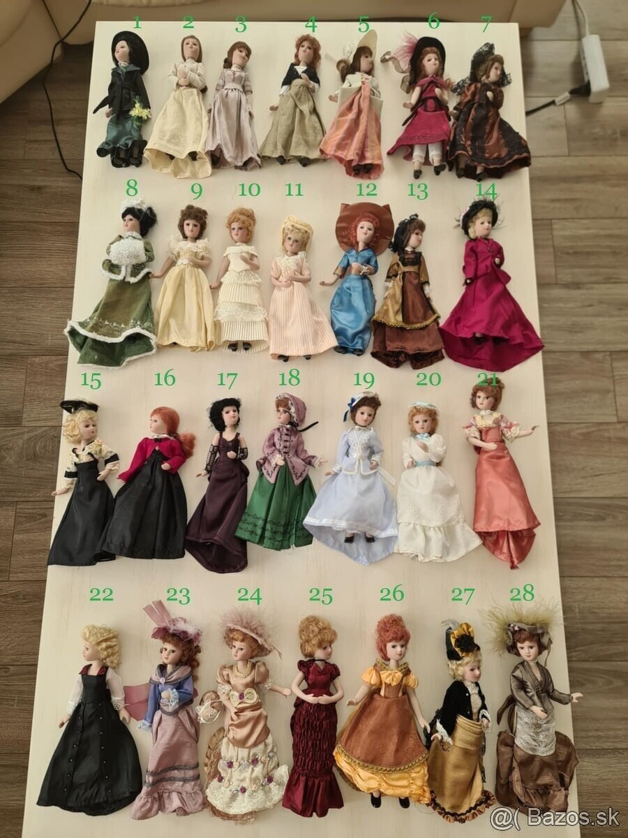 damy minulych epoch 43 kusov porcelanova babika - 2