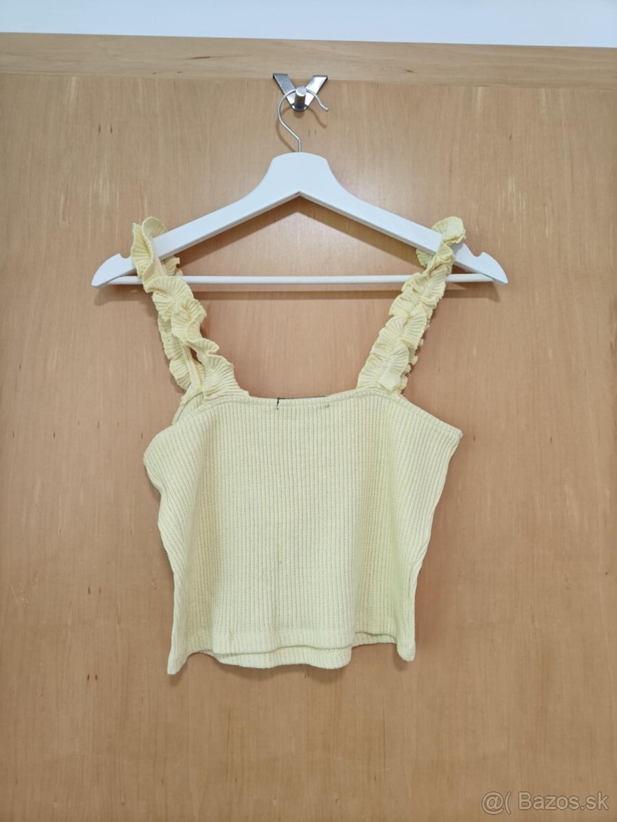 Žltý top značky Bershka - 2