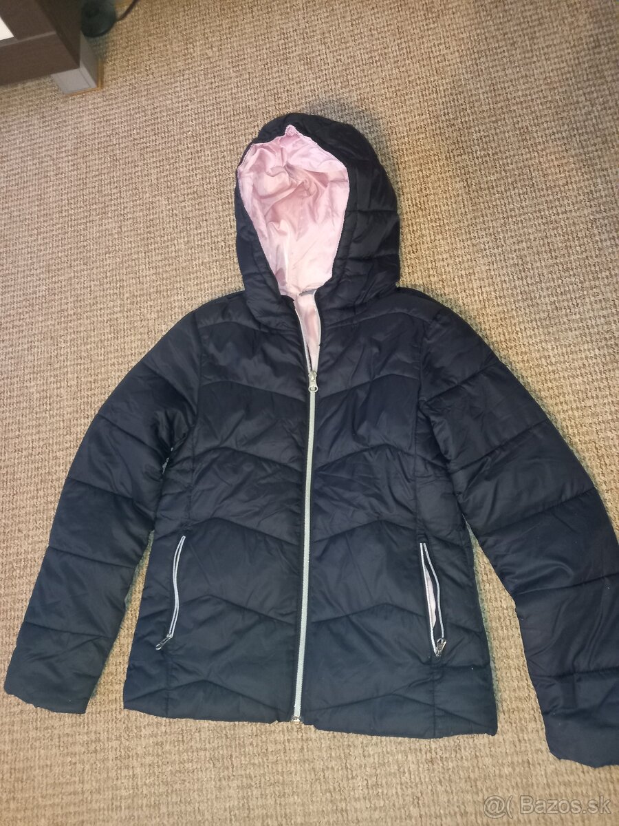 Dievčenská vetrovka - bunda veľ. č. 140 - 2