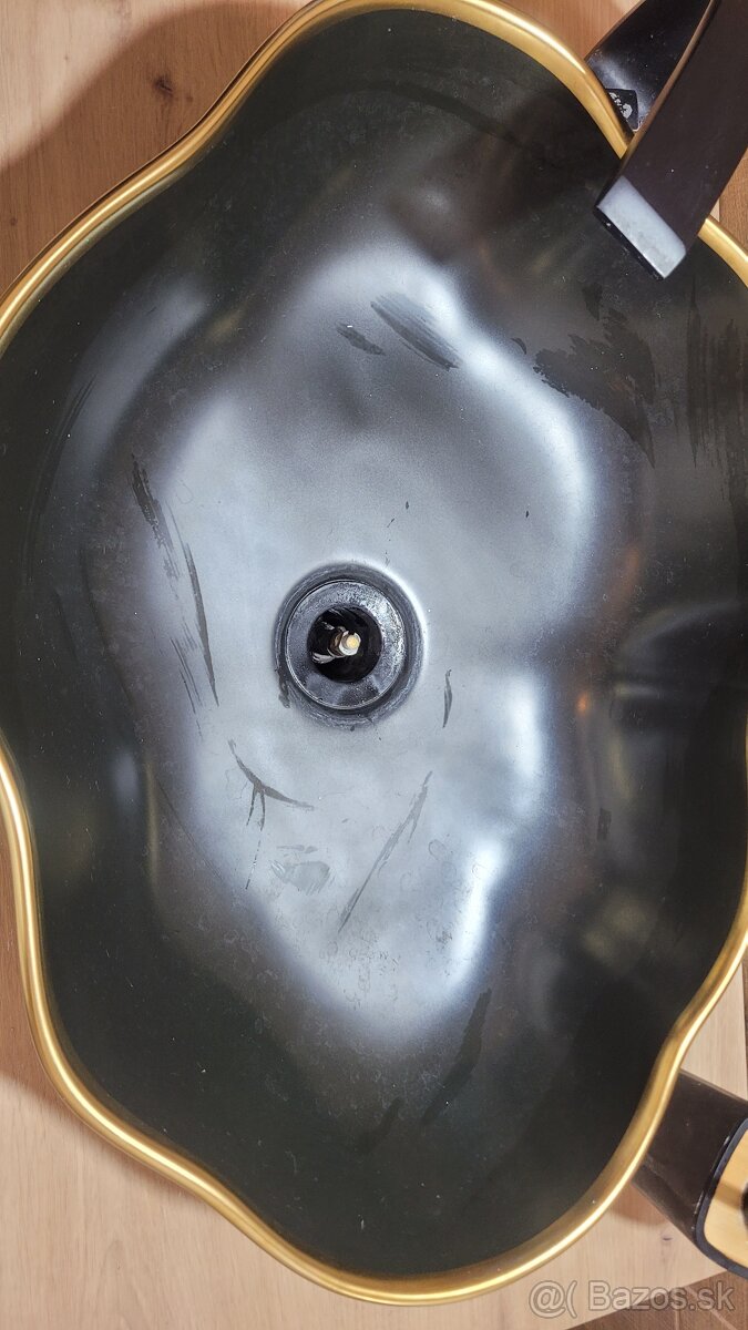 Umývadlo Rea cierno zlaty - 2