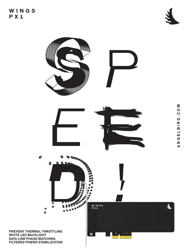 Angelbird Wings PX1 NVMe M.2 SSD PCIe 3.0 Adapter - 2