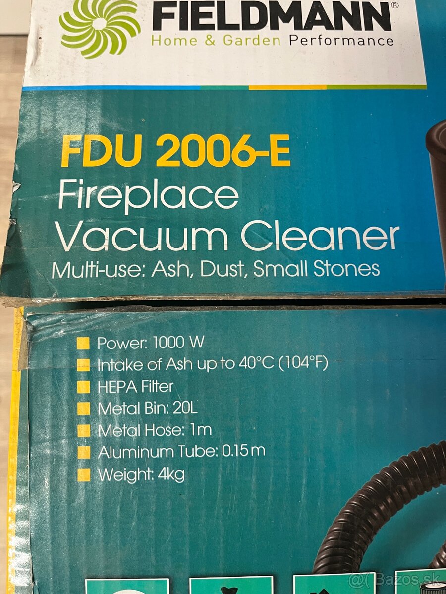 Vysávač na popol Fieldmann - 2