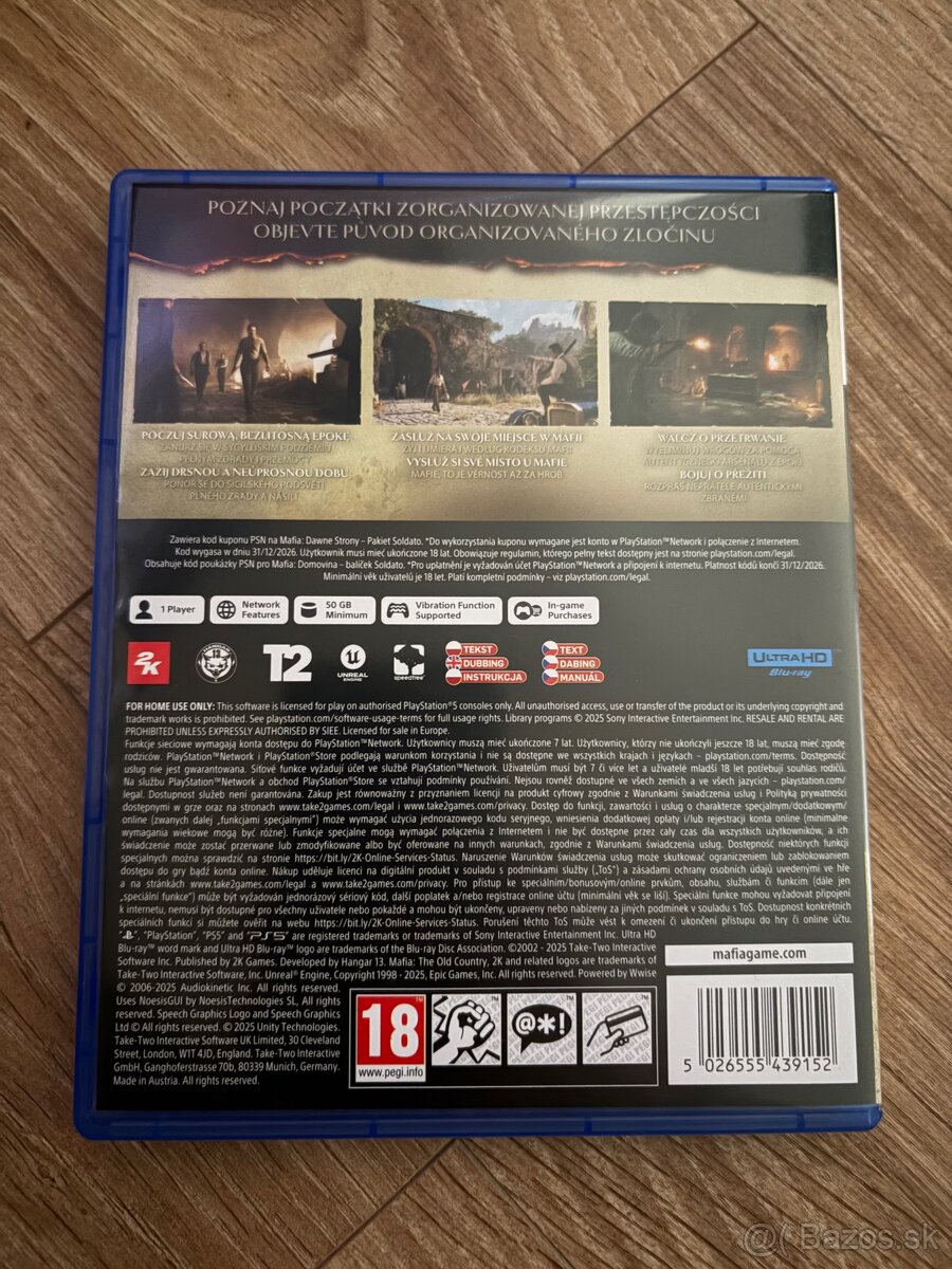 Mafia old country cz - 2