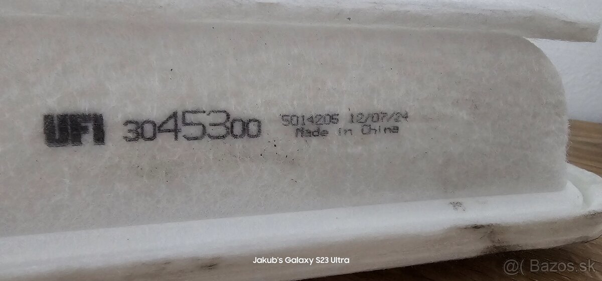 VZDUCHOVÝ FILTER UFI 3045300 - 2