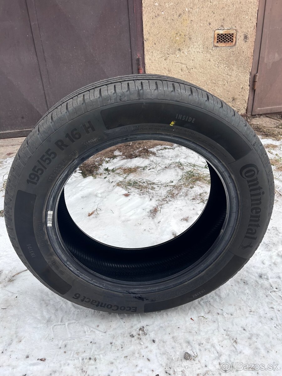 Predám nové pneu 4ks Continental EcoContact 6 - 2