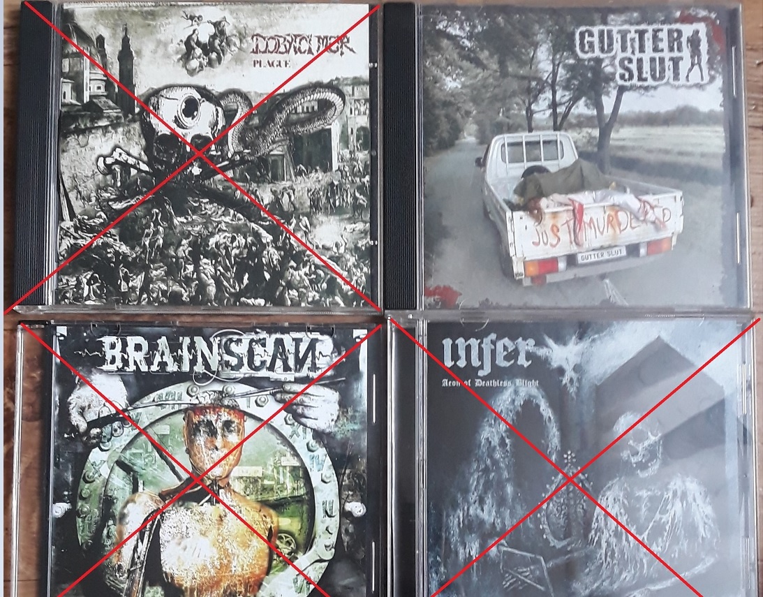 Predaj metalových CD - 2