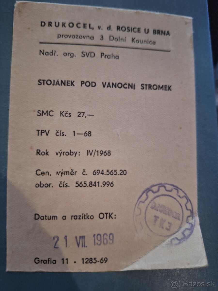 Retro stojan na stromcek - 2