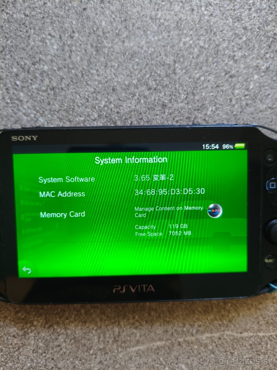 PS Vita Slim verzia 2000 s Flashom - 2