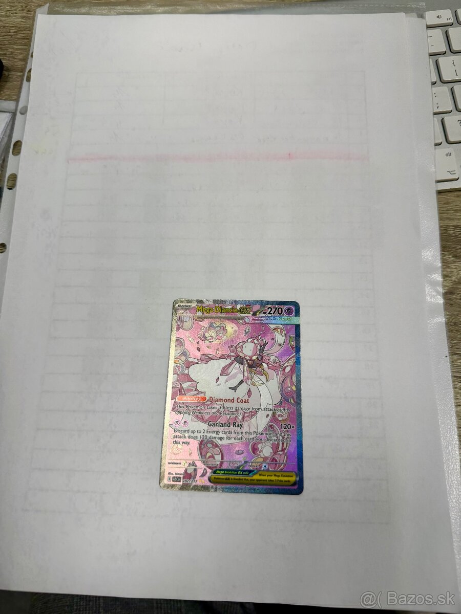 Pokemon MEGA DIANCIE EX - znížená cena zo 105 na 95e dnes - 2