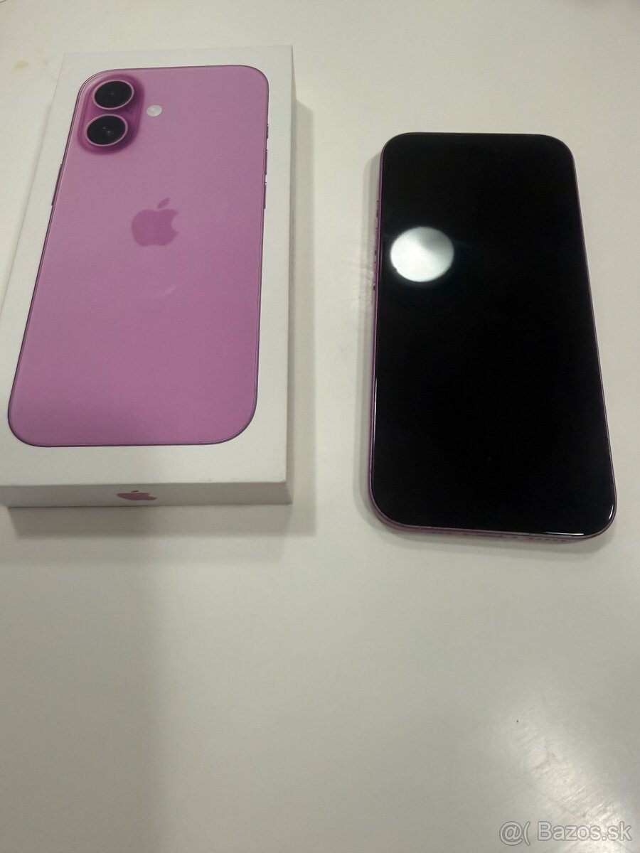 Predám iPhone 16 ružovy - 2
