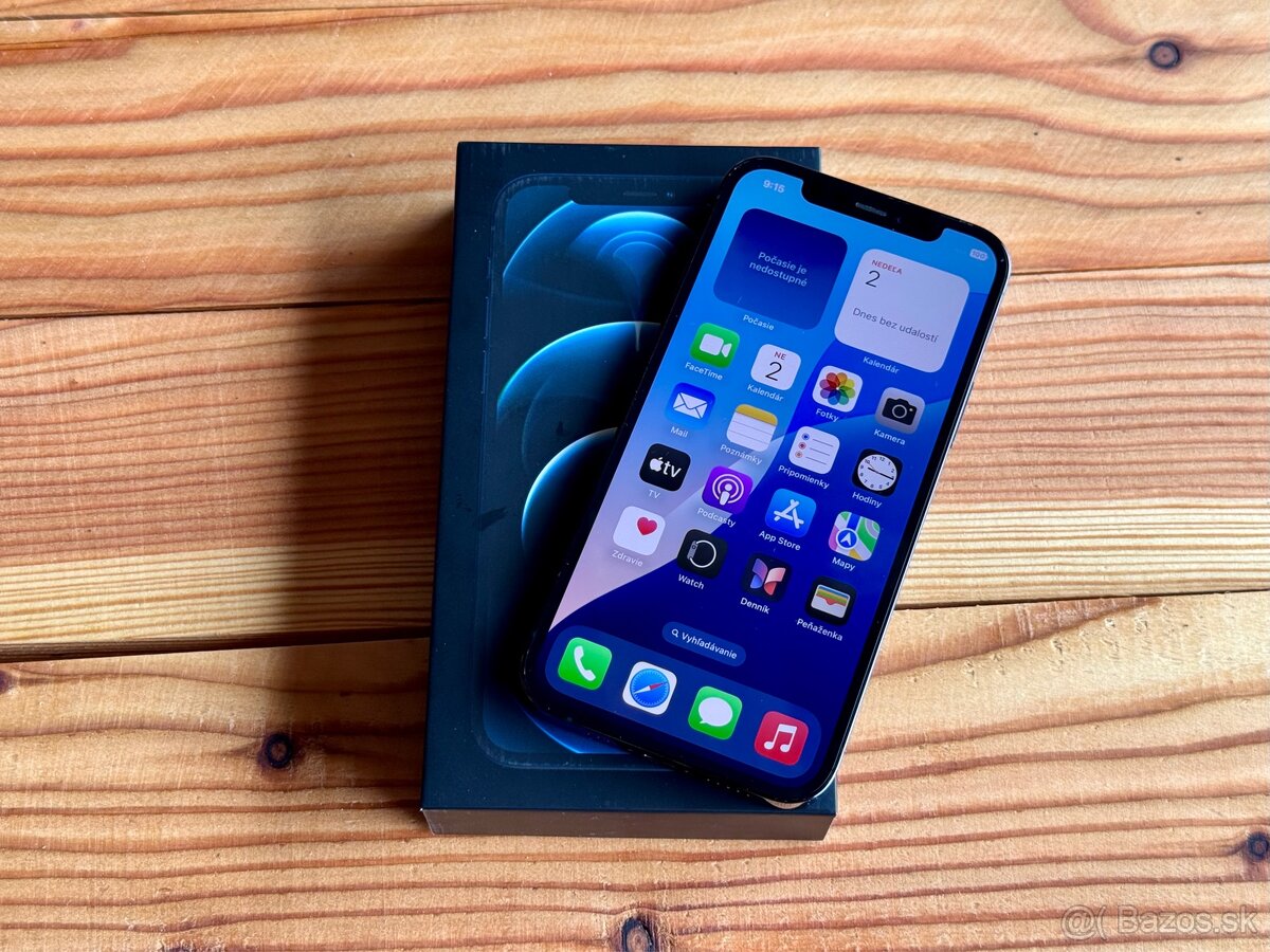 iPhone 12 Pro, Pacific Blue, 128GB - 2