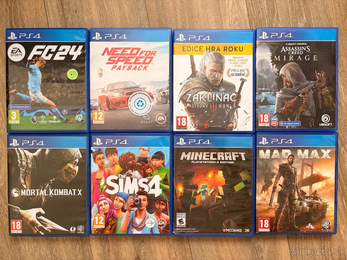 Predám hry na Playstation 4 PS4 - 2