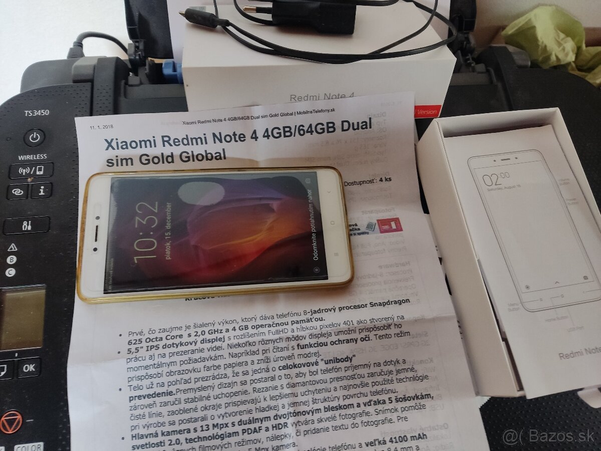 PREDáM Xiaomi Redmi Note 4 4/64Gb dual - 2