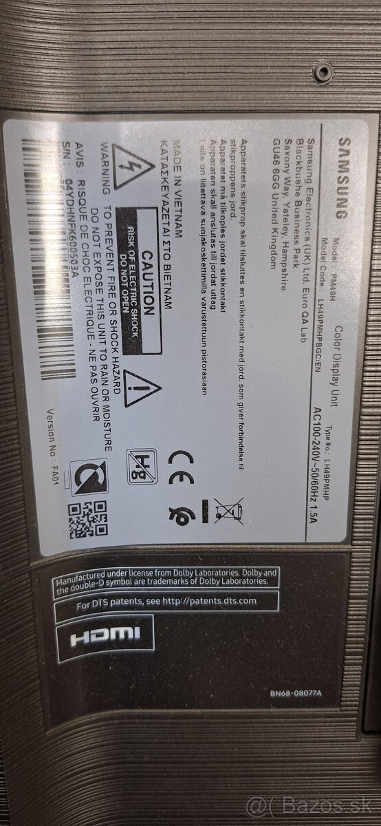 Samsung LED 49 vekoformatovy monitor PM49H - 2