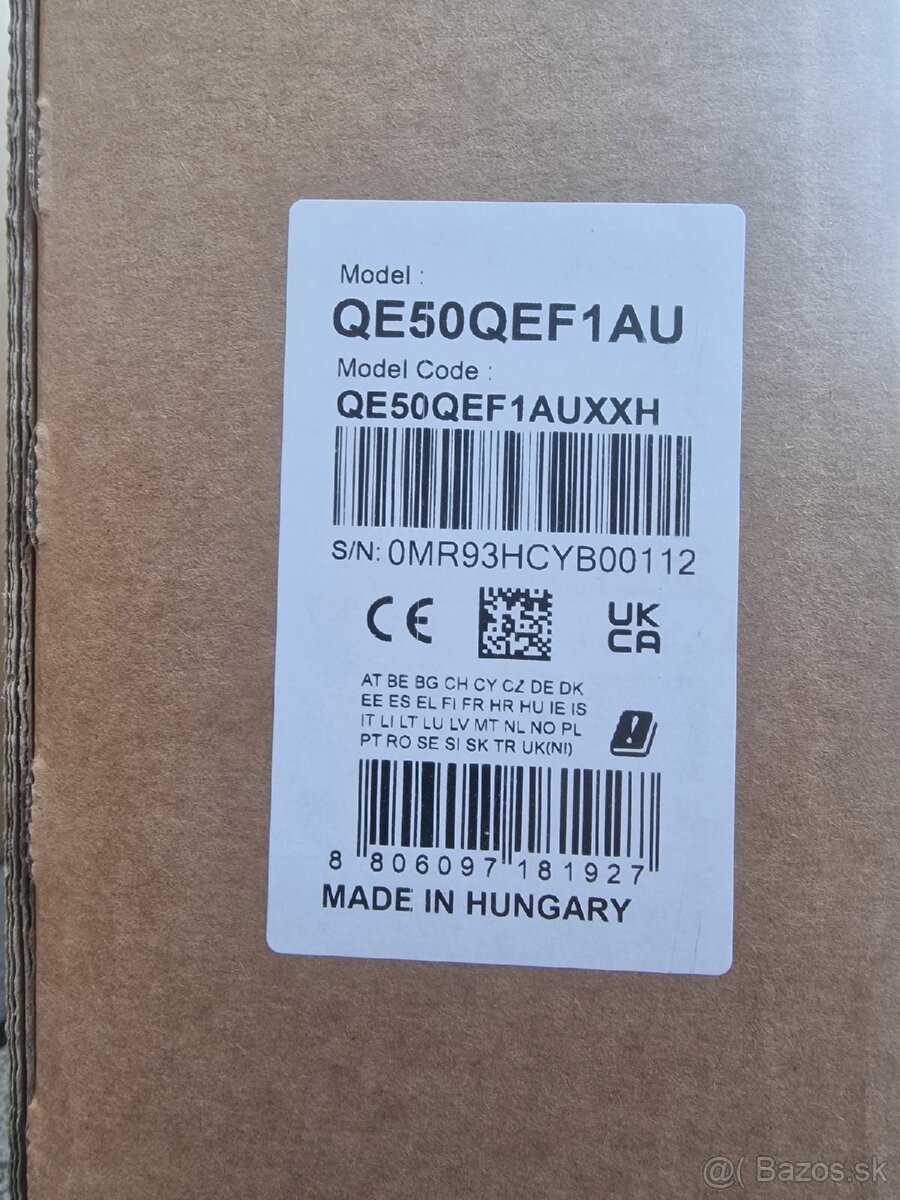 50" QLED 4K Smart TV (2025) nový, z fakturou
- 2