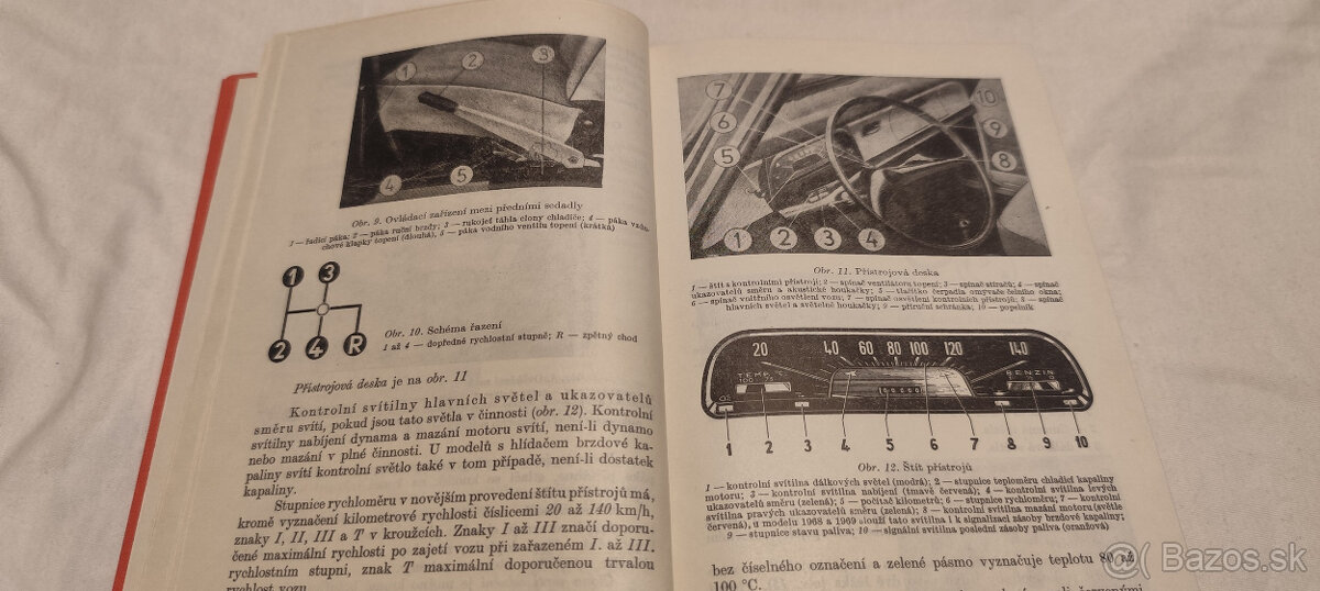 Škoda 1000 MB - 1100 MB manuál údržba a opravy Š1000 veterán - 2