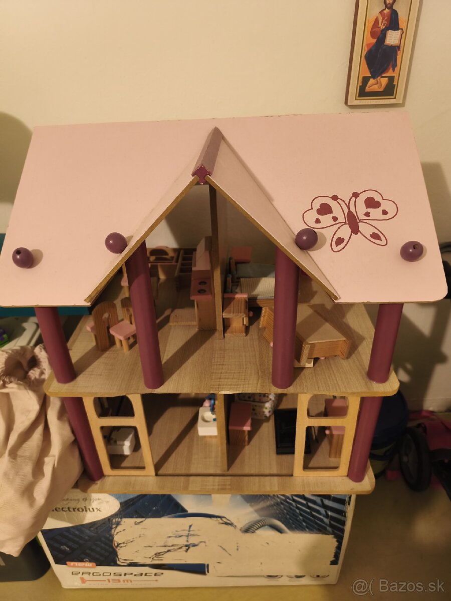Domček pre bábiky aj s nábytkom - 2