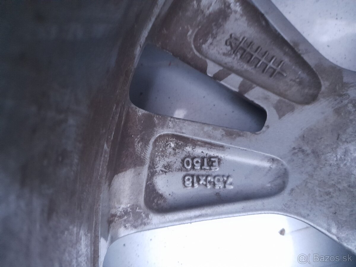 Hlinikový disk 1 ks Ford kuga r 18 obuta 225x60 - 2