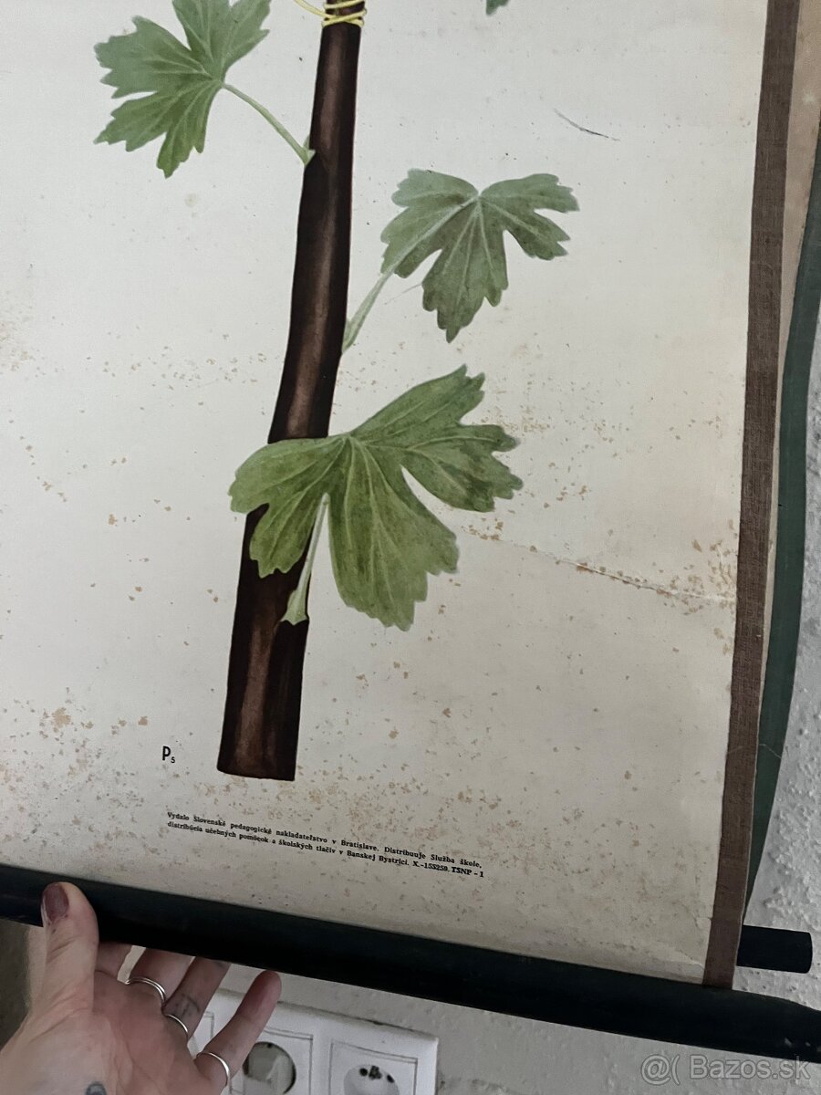 Retro plagát - učebná pomôcka - 2