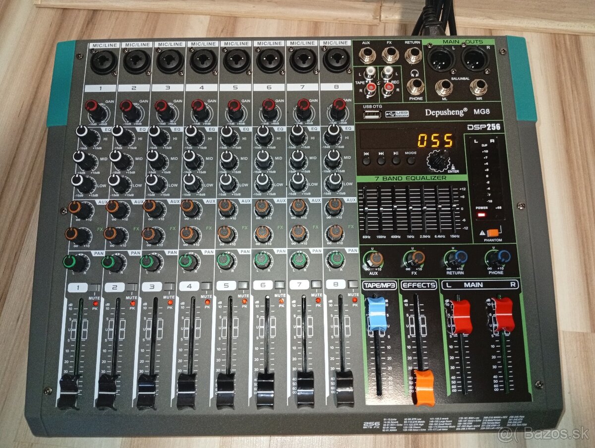 Nový mix s USB a bluetooth, 256 efekov - 2