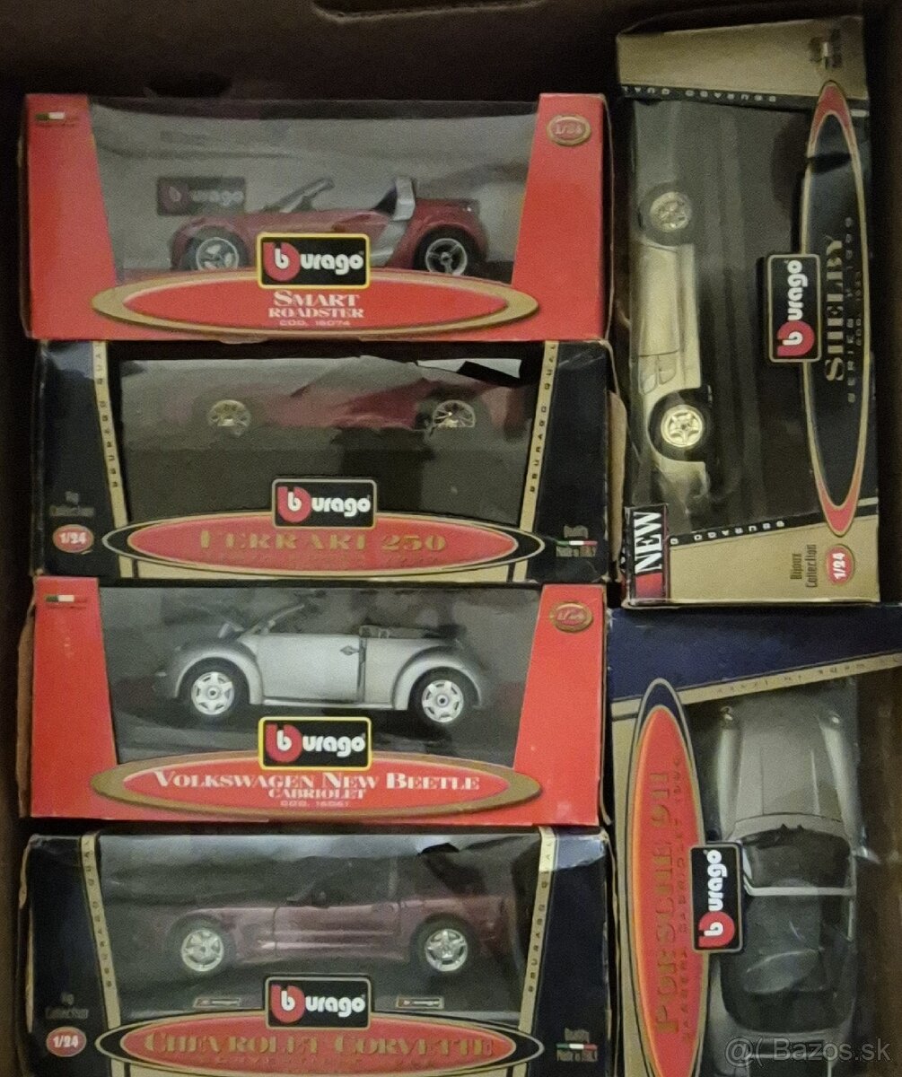 Modely áut - zberareľské - 2