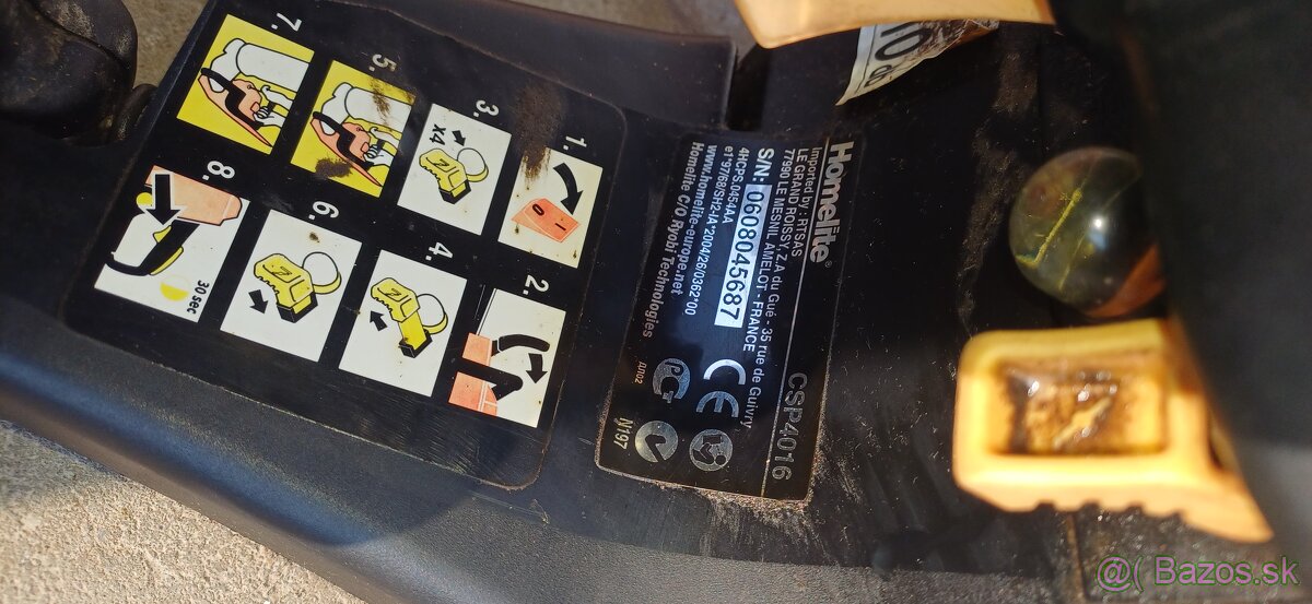 Motorová píla homelite CSP4016 - 2