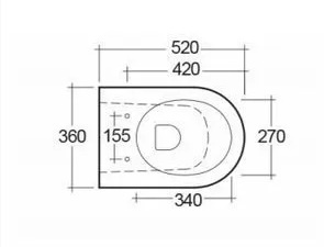 závesné wc RAK Feeling Resort - 2
