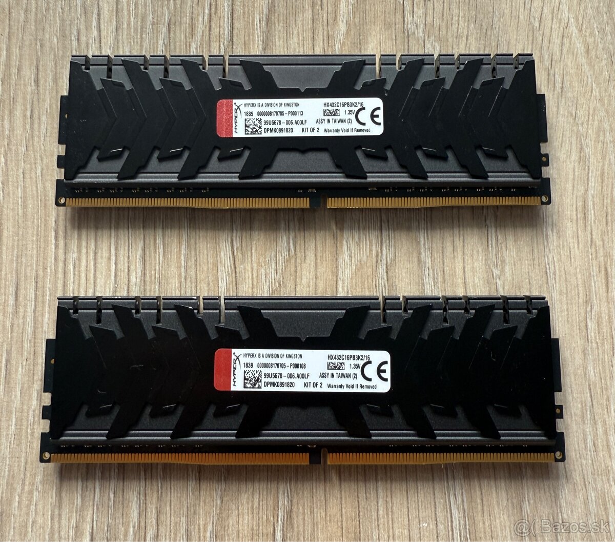 HyperX Predator 16GB (2x8GB) DDR4 /3200MHz/CL16 - 2