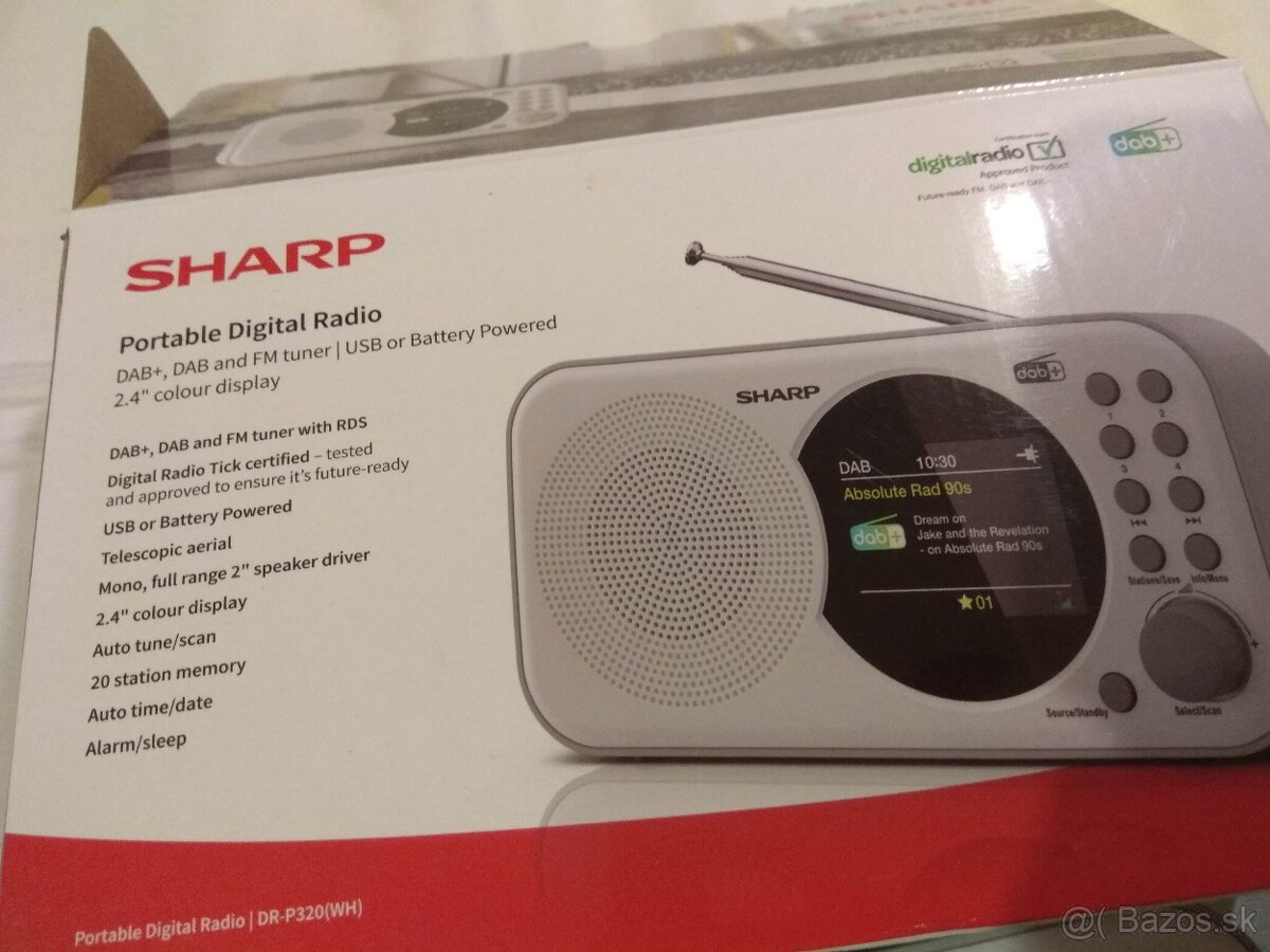 Sharp s DAB rádiom - 2
