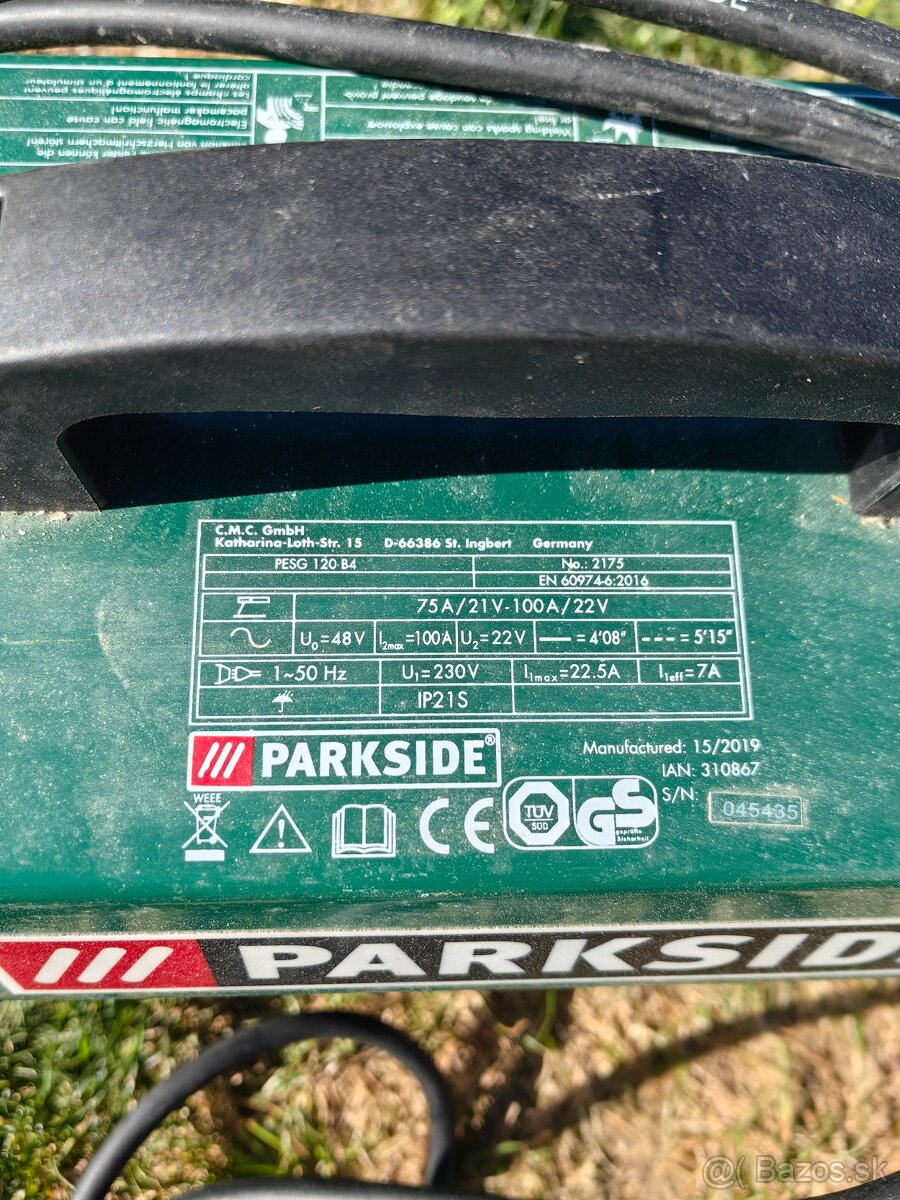 Zváračka Parkside PESG 120 B4 - 2
