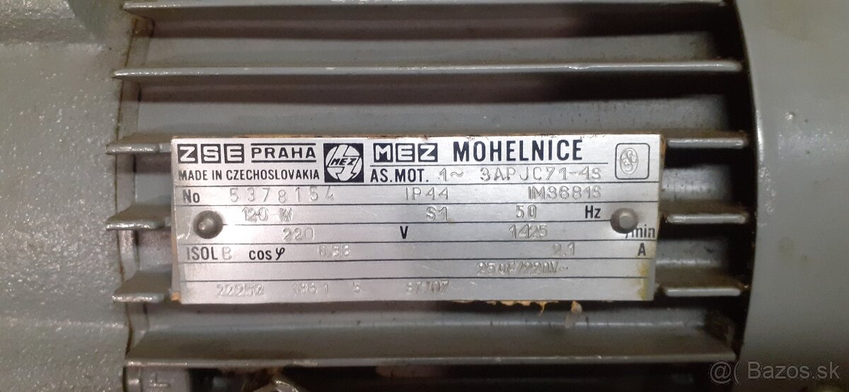 Elektomotor MEZ Mohelnice, 120W - 2