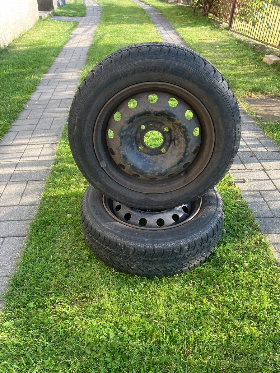 Predám zimné pneu na diskoch - 2